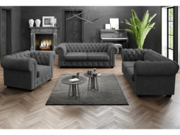 Odinių baldų komplektas CHESTERFIELD